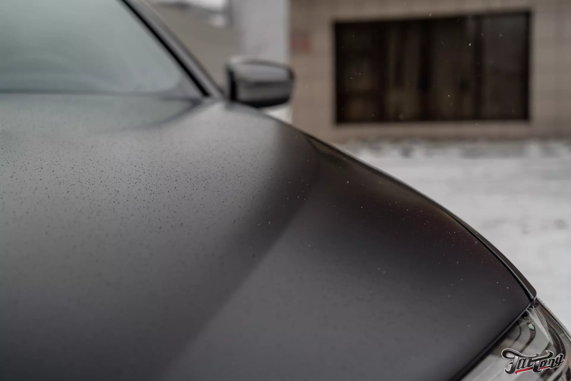 BMW 5. Оклейка в матовый полиуретан